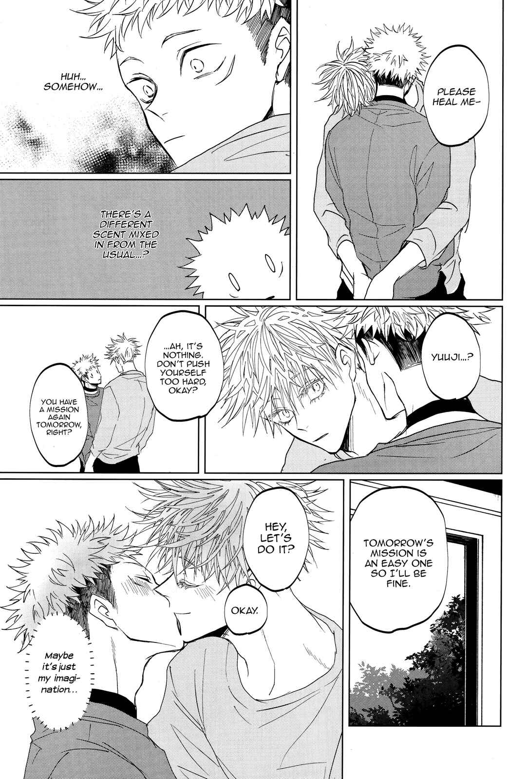 Page 12 Chapter Unknown_decf Jujutsu Kaisen - Ao ni Somaru Hi (Doujinshi)
