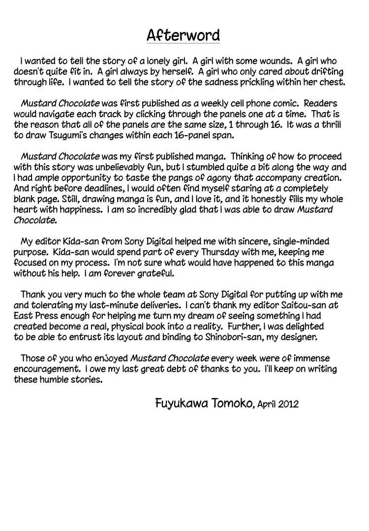 Page 6 Chapter 62 Mustard Chocolate