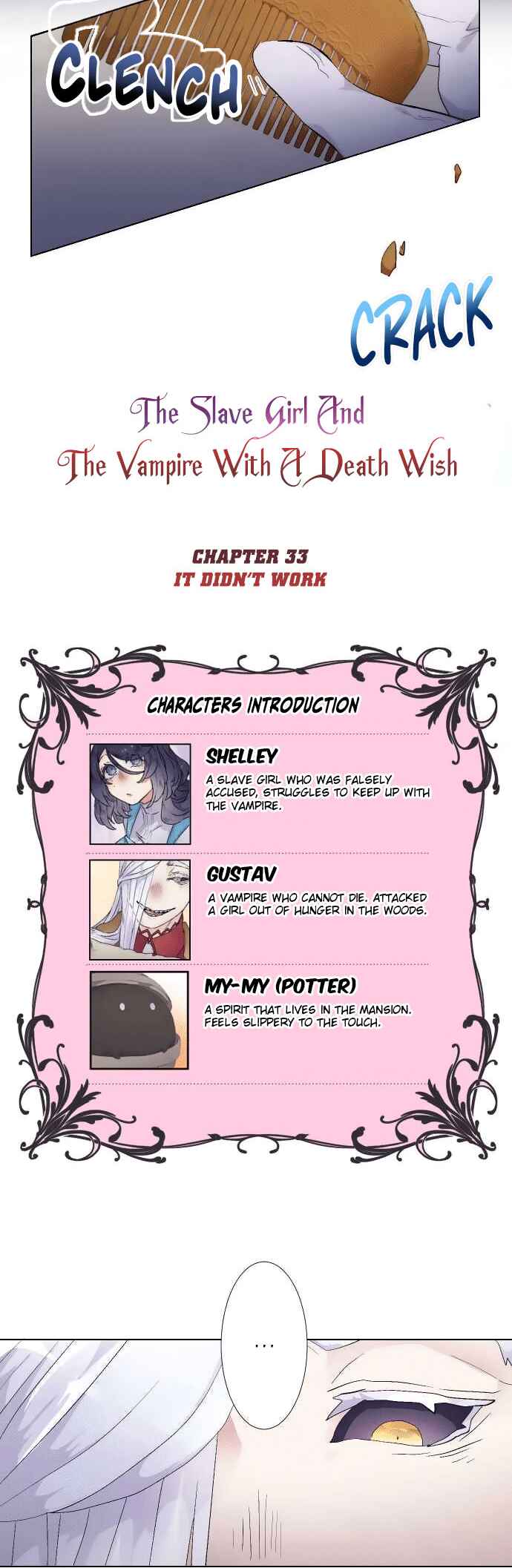 Page 3 Chapter 33 The Slave Girl and the Vampire with a Death Wish