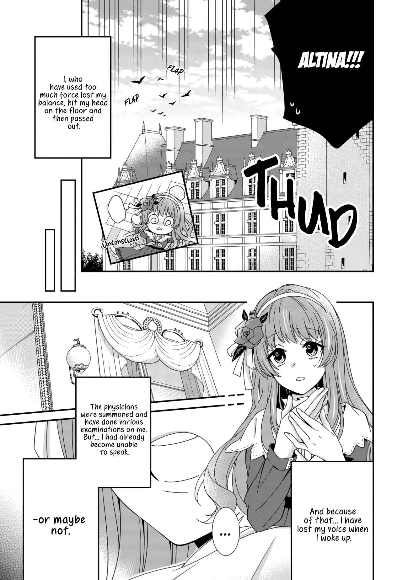Page 12 Chapter 1.1 Konyaku Kaihi no Tame, Koe wo Dasanai to Kimemashita!!