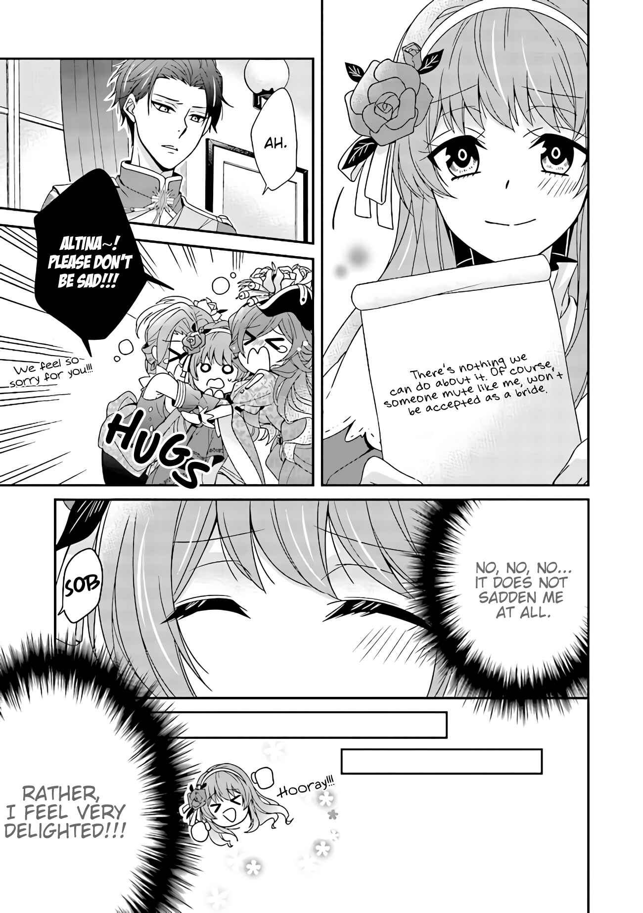 Page 3 Chapter 1.2 Konyaku Kaihi no Tame, Koe wo Dasanai to Kimemashita!!