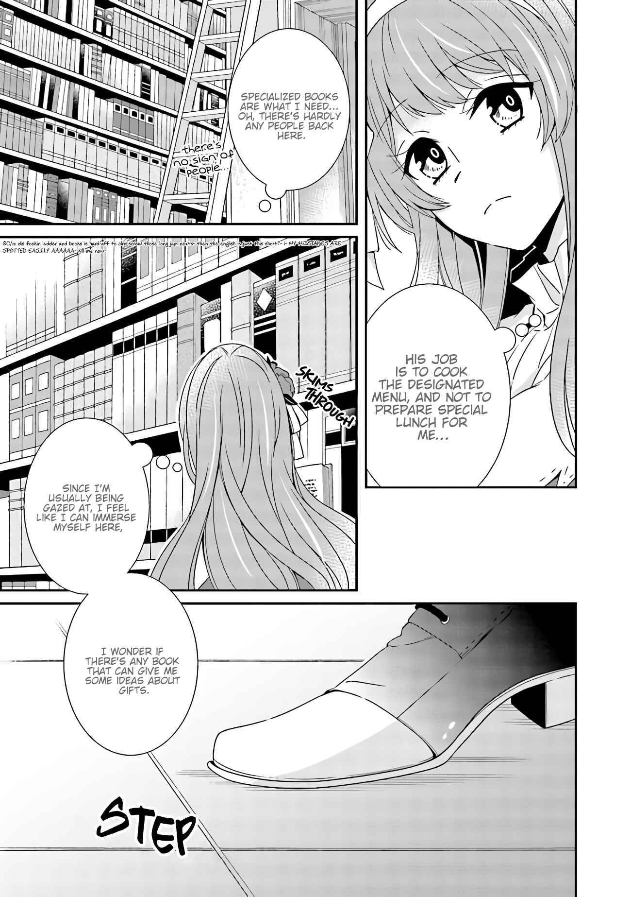 Page 7 Chapter 1.4 Konyaku Kaihi no Tame, Koe wo Dasanai to Kimemashita!!