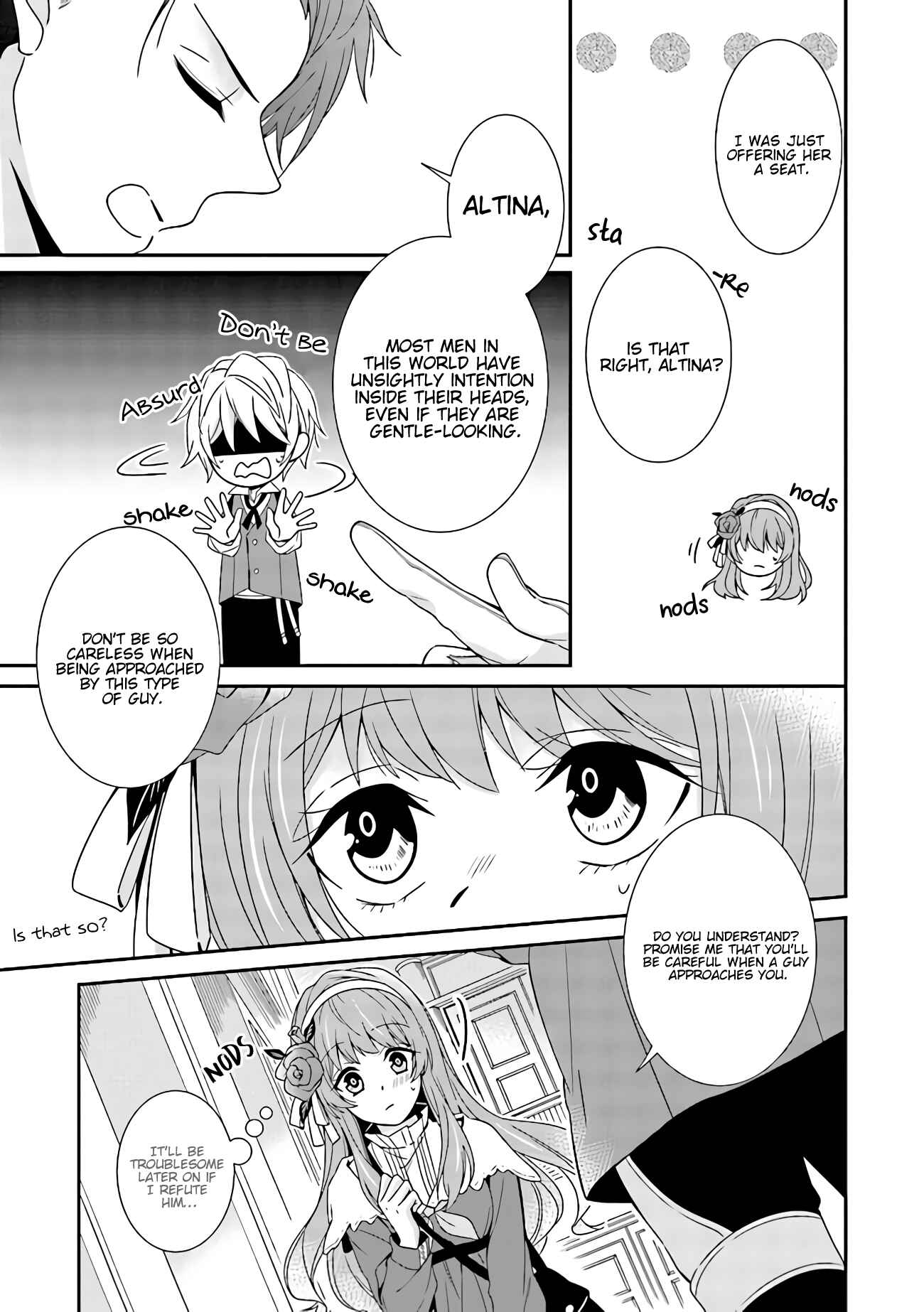Page 4 Chapter 1.3 Konyaku Kaihi no Tame, Koe wo Dasanai to Kimemashita!!