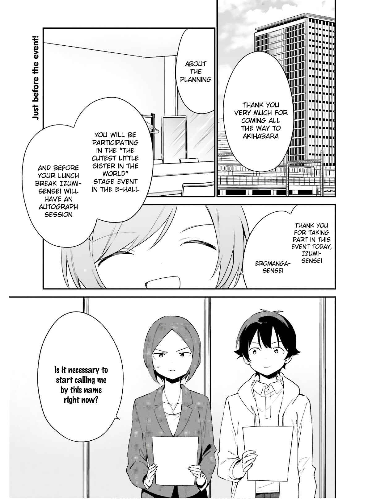 Page 1 Chapter 67 Eromanga Sensei