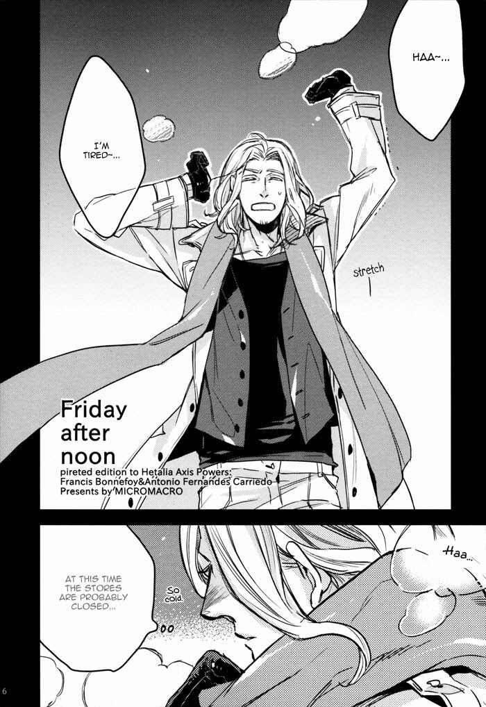 Page 6 Chapter Unknown_77df Hetalia - Friday After Noon (Doujinshi)