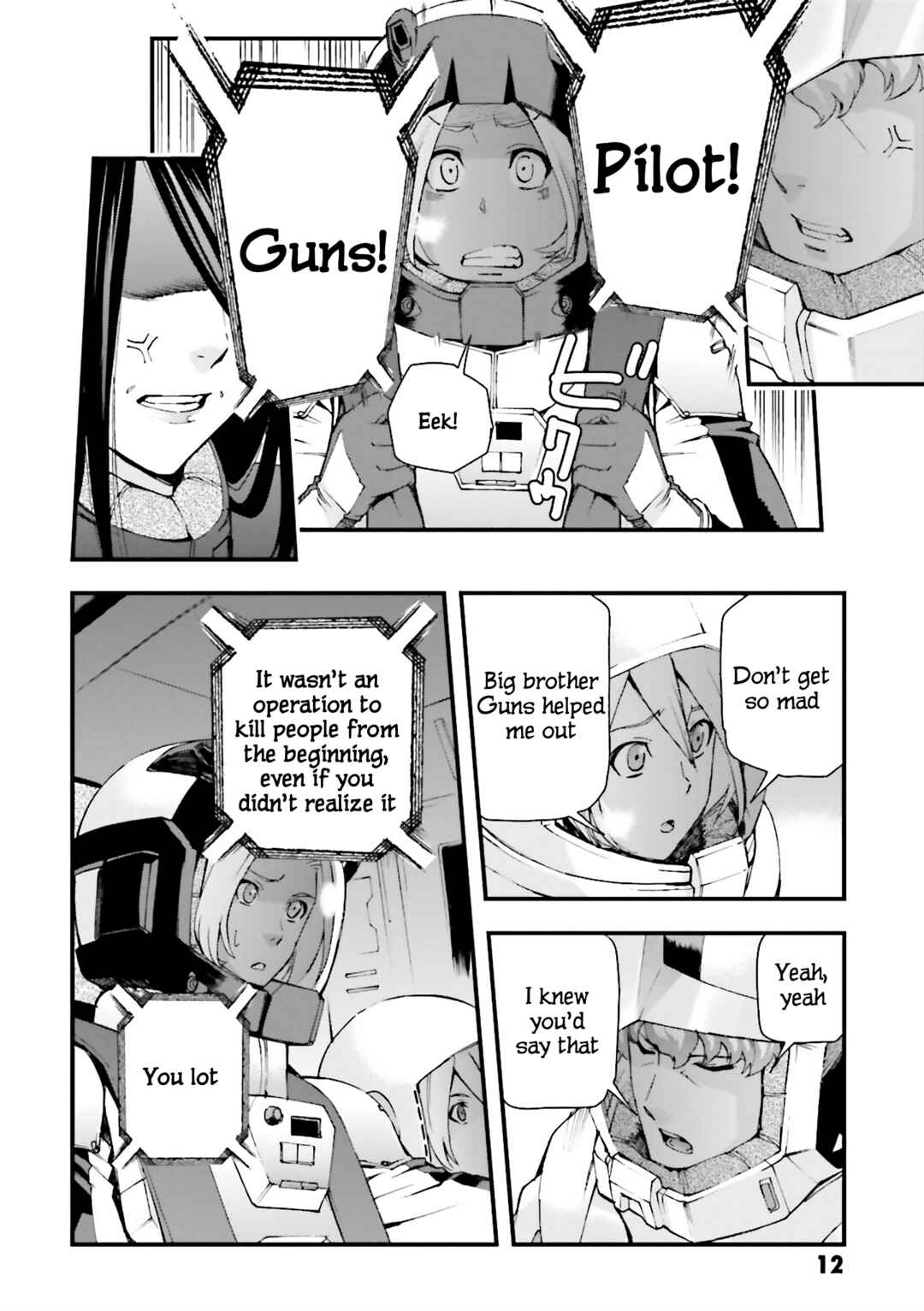 Page 12 Chapter 10 Mobile Suit Gundam U.C.0096 - Last Sun