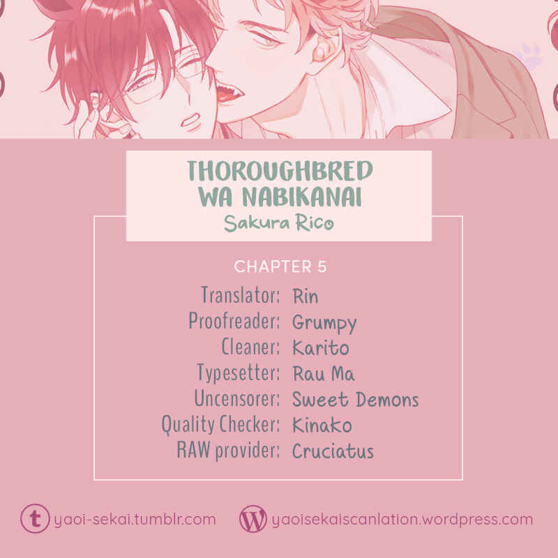 Page 1 Chapter 5 Thoroughbred wa Nabikanai