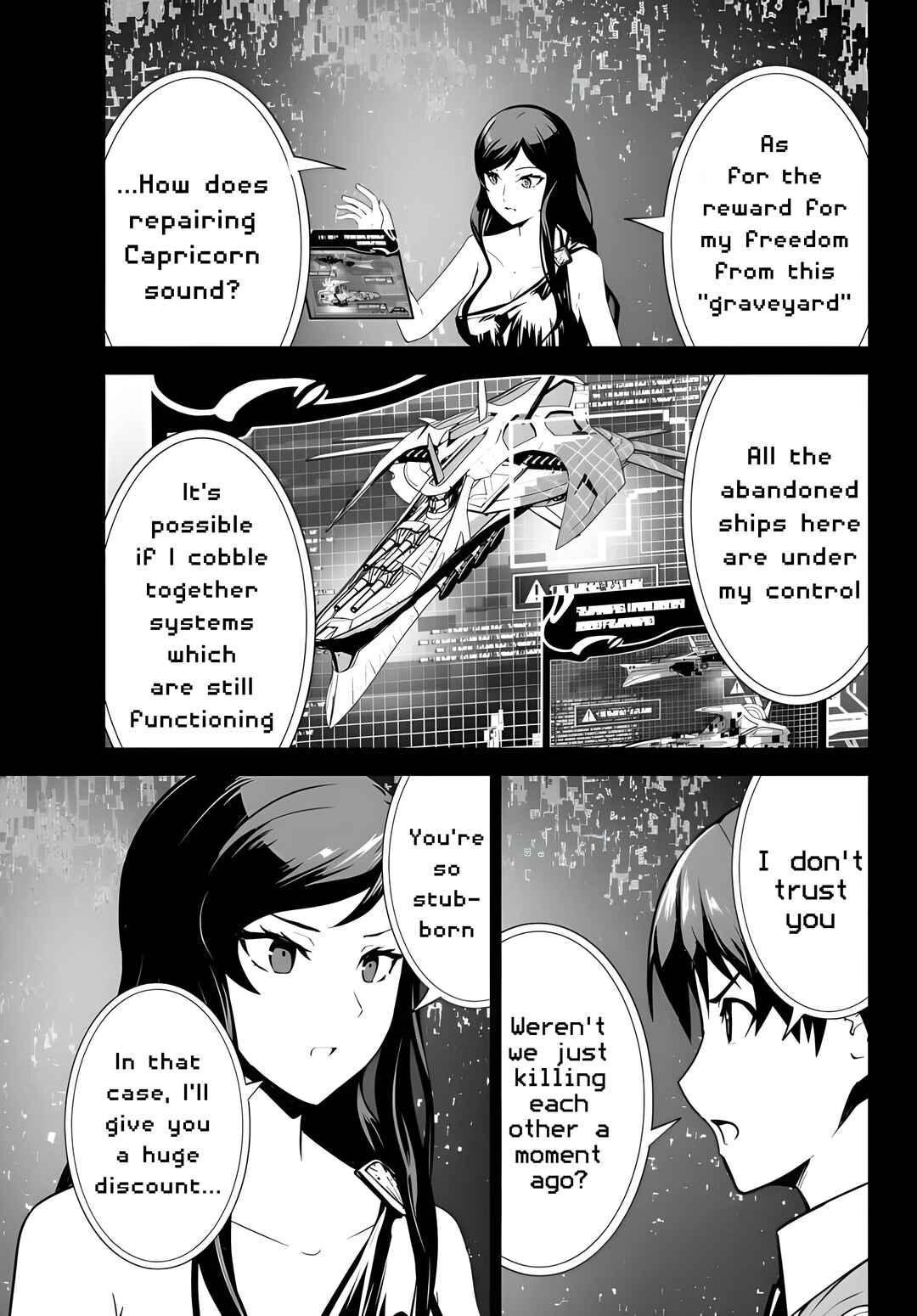 Page 28 Chapter 13 Unparalleled Path - Reincarnated as the AI for a Space Battleship