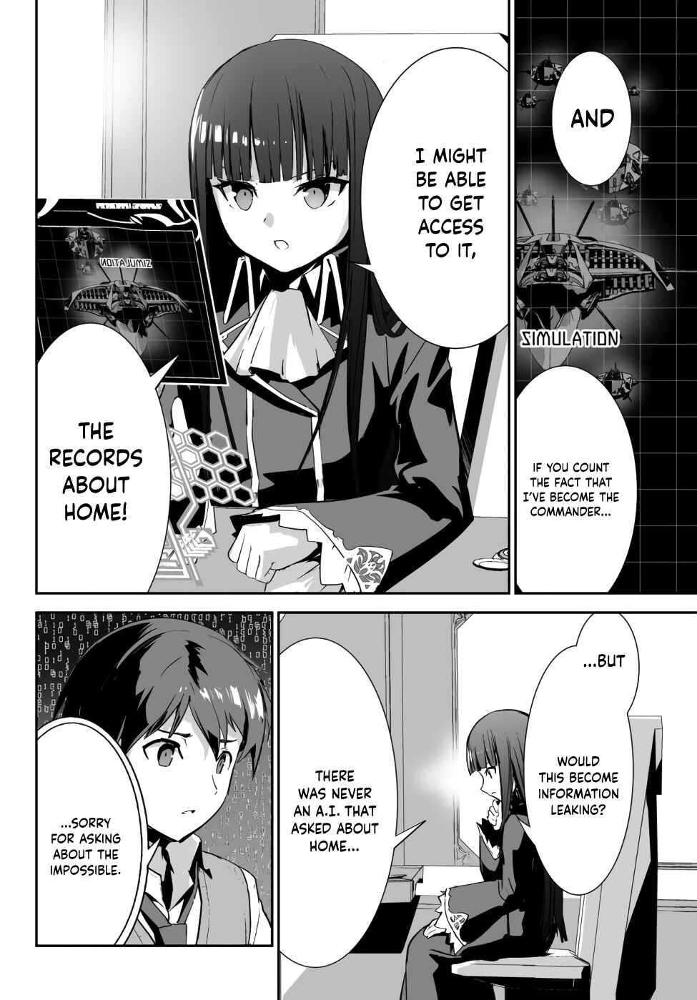 Page 26 Chapter 7 Unparalleled Path - Reincarnated as the AI for a Space Battleship