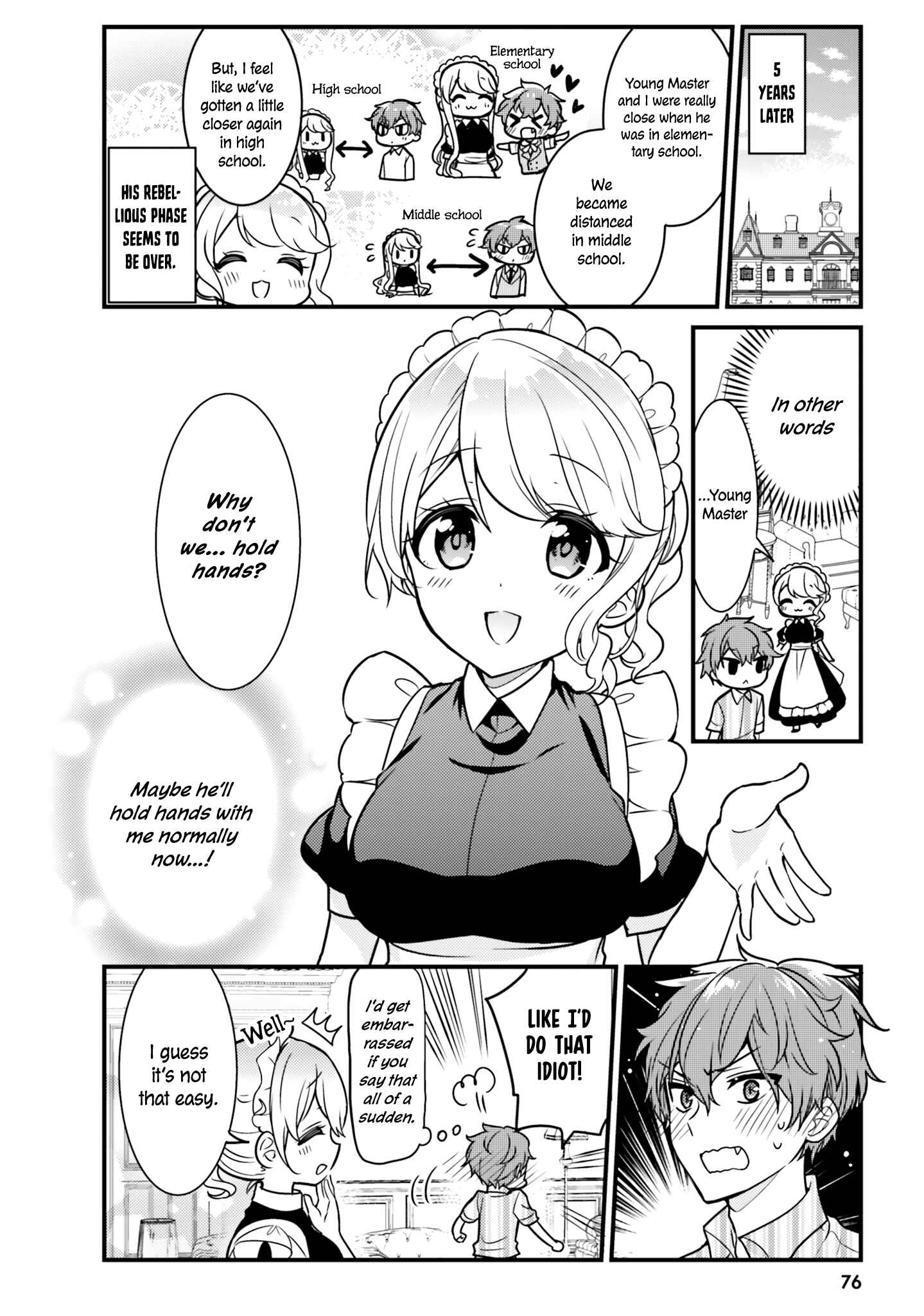 Page 12 Chapter 6 Tekito na Maid no Oneesan & Erasou de Ichizu na Botchan