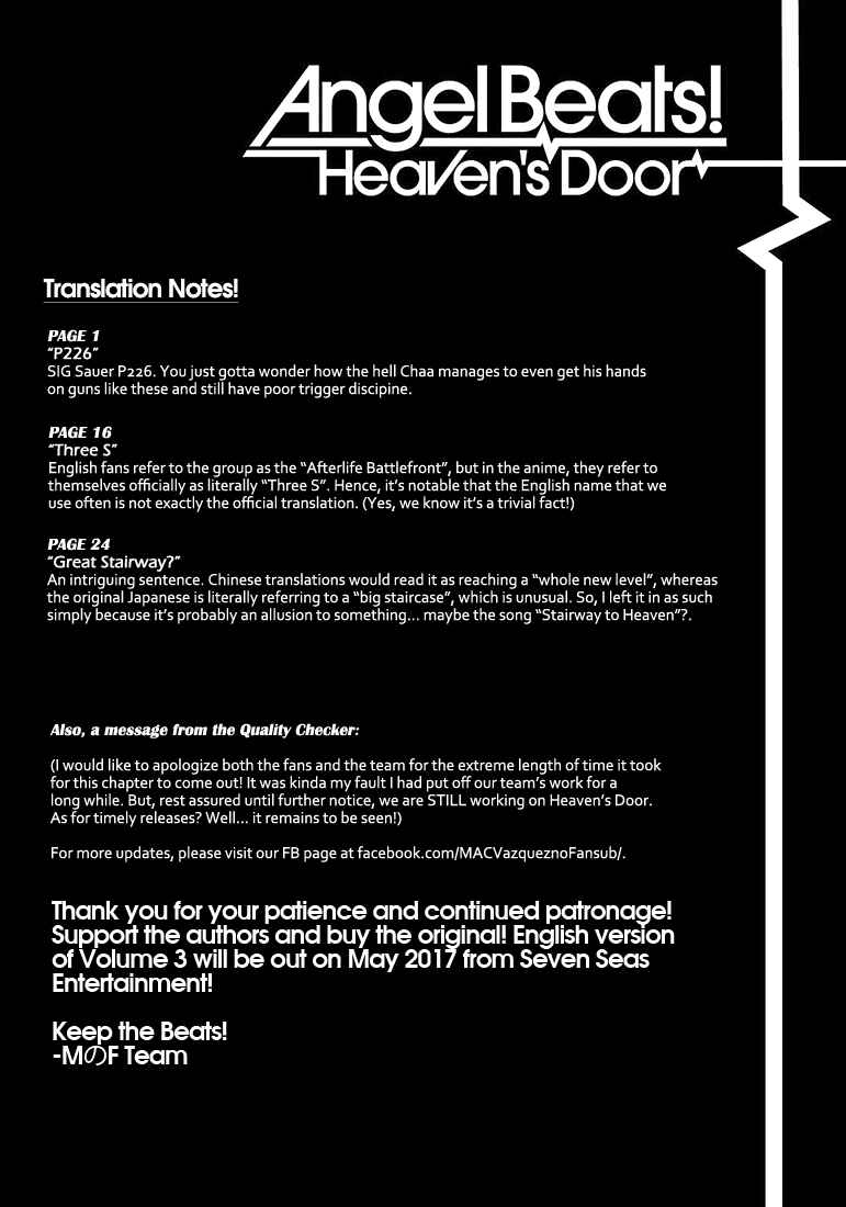 Page 29 Chapter 38 Angel Beats! - Heavens Door
