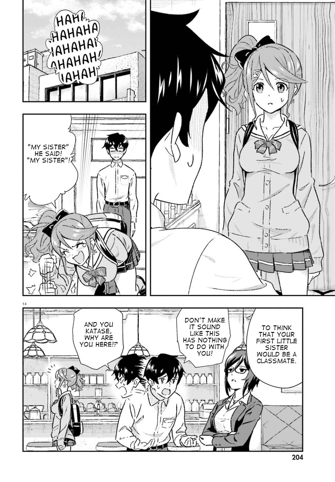 Page 14 Chapter 1.5 Suki Sugiru Kara Kanojo Ijou no, Imouto Toshite Aishite Kudasai