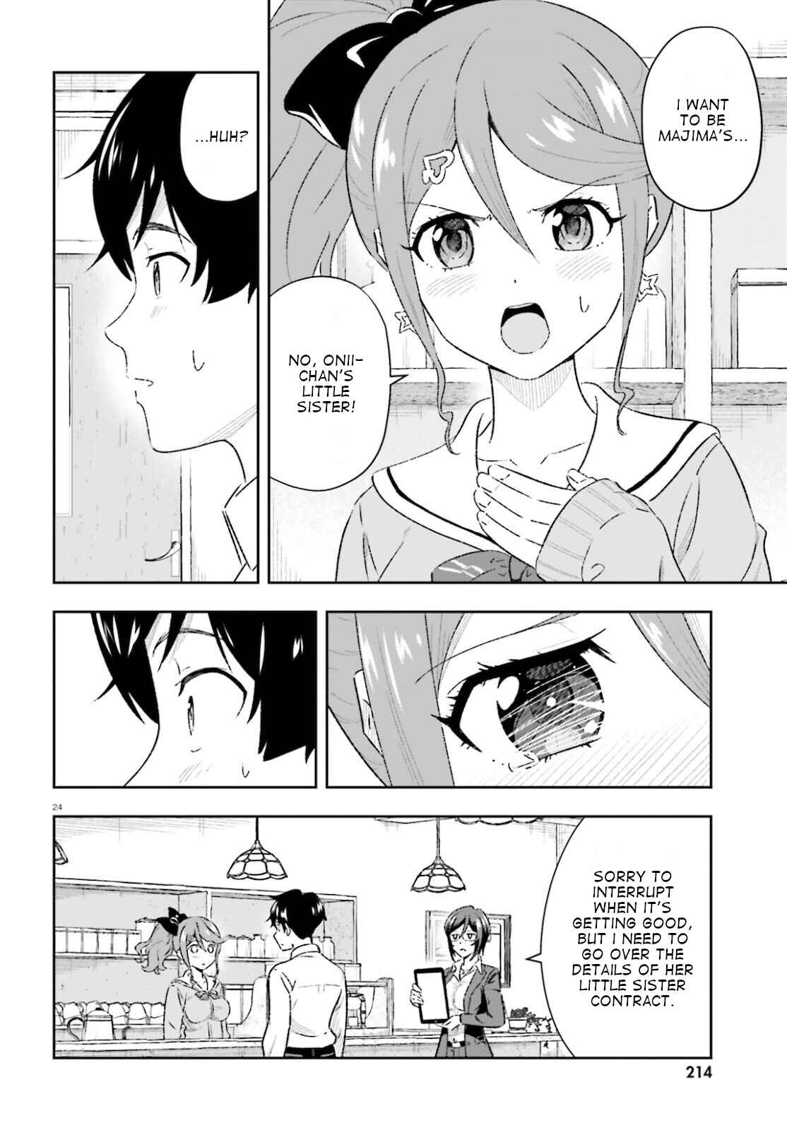 Page 24 Chapter 1.5 Suki Sugiru Kara Kanojo Ijou no, Imouto Toshite Aishite Kudasai