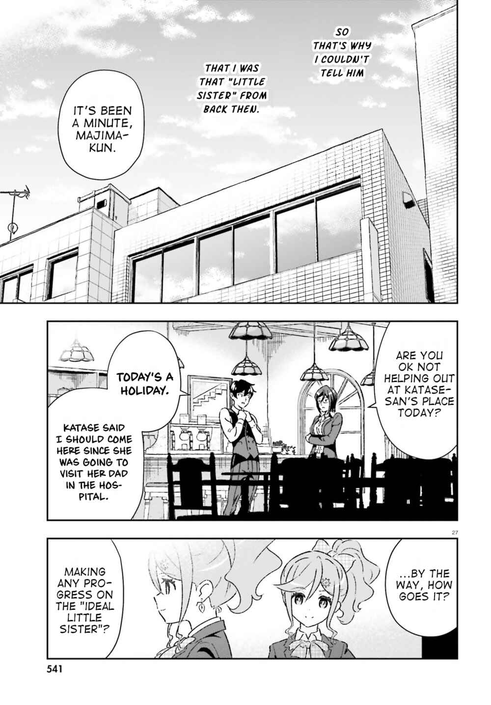 Page 27 Chapter 9 Suki Sugiru Kara Kanojo Ijou no, Imouto Toshite Aishite Kudasai