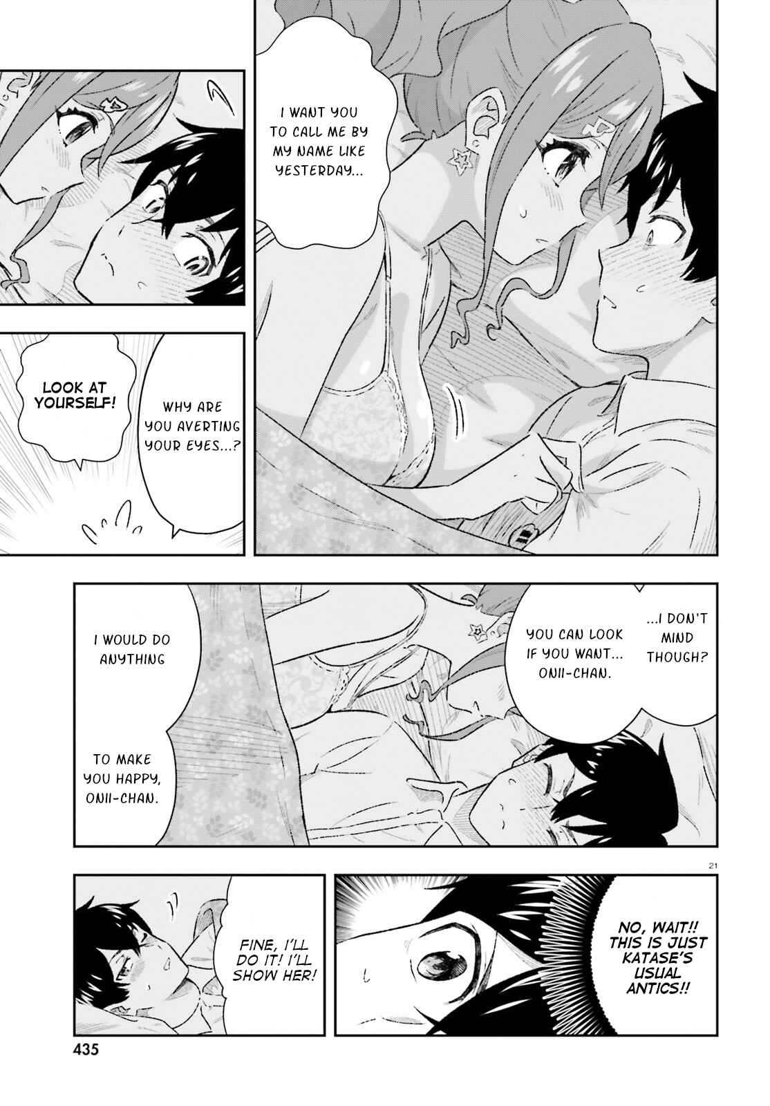 Page 21 Chapter 2 Suki Sugiru Kara Kanojo Ijou no, Imouto Toshite Aishite Kudasai