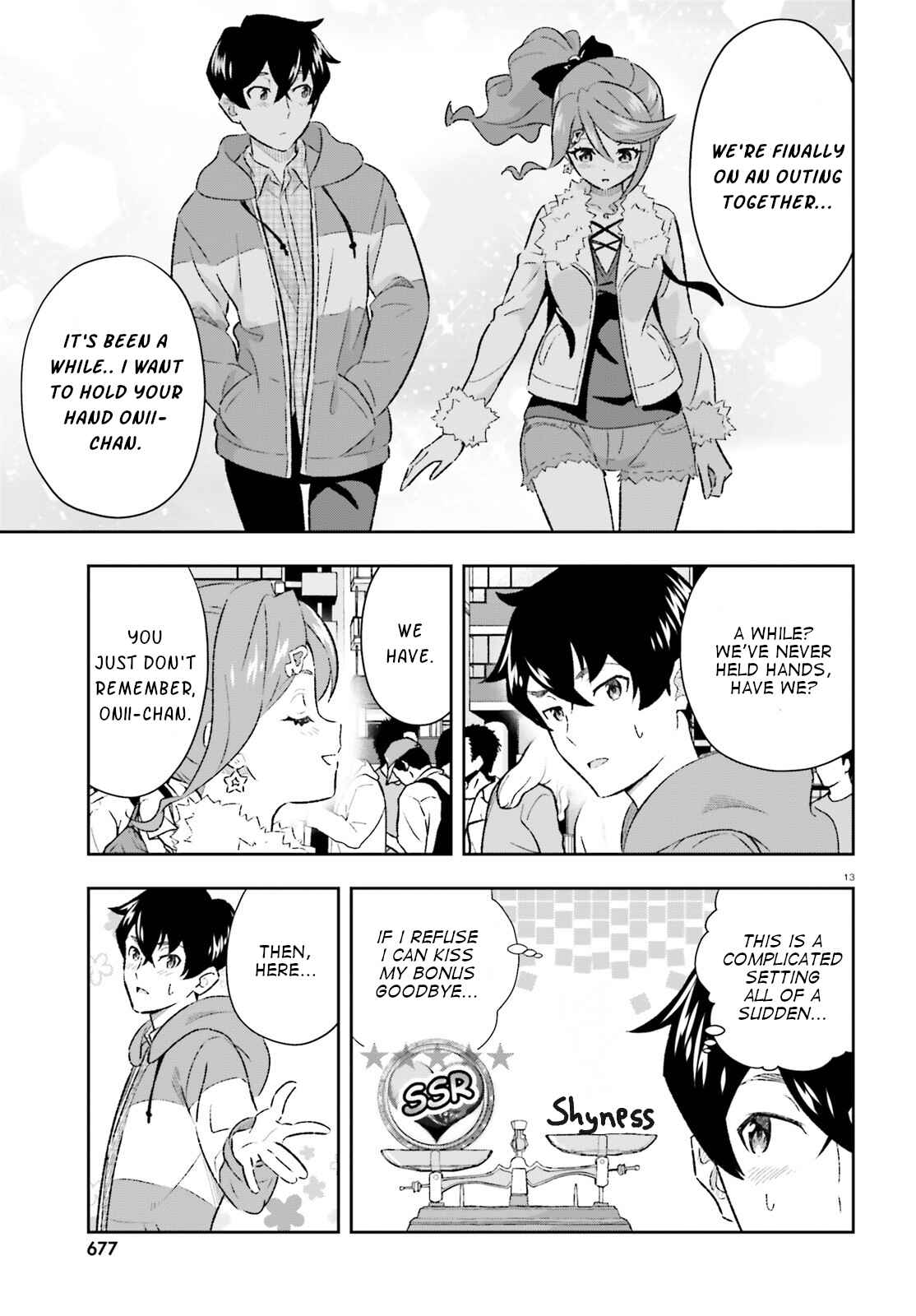 Page 13 Chapter 5 Suki Sugiru Kara Kanojo Ijou no, Imouto Toshite Aishite Kudasai