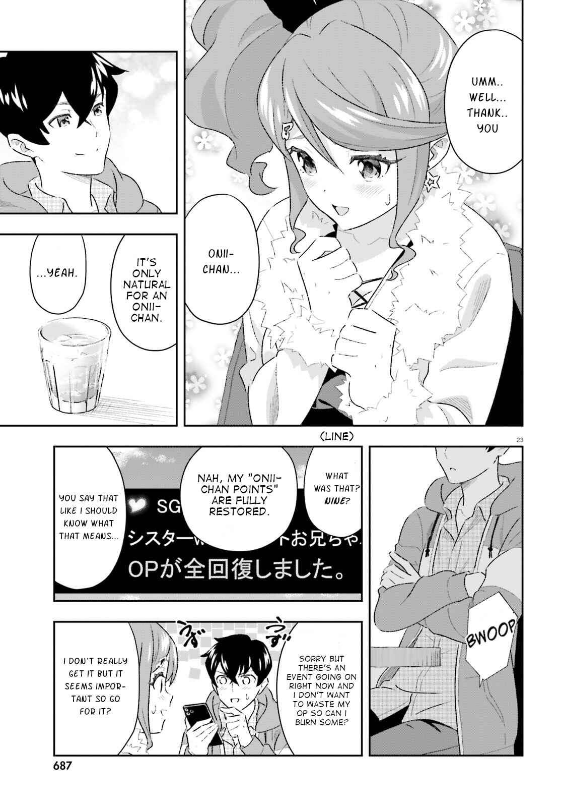 Page 23 Chapter 5 Suki Sugiru Kara Kanojo Ijou no, Imouto Toshite Aishite Kudasai