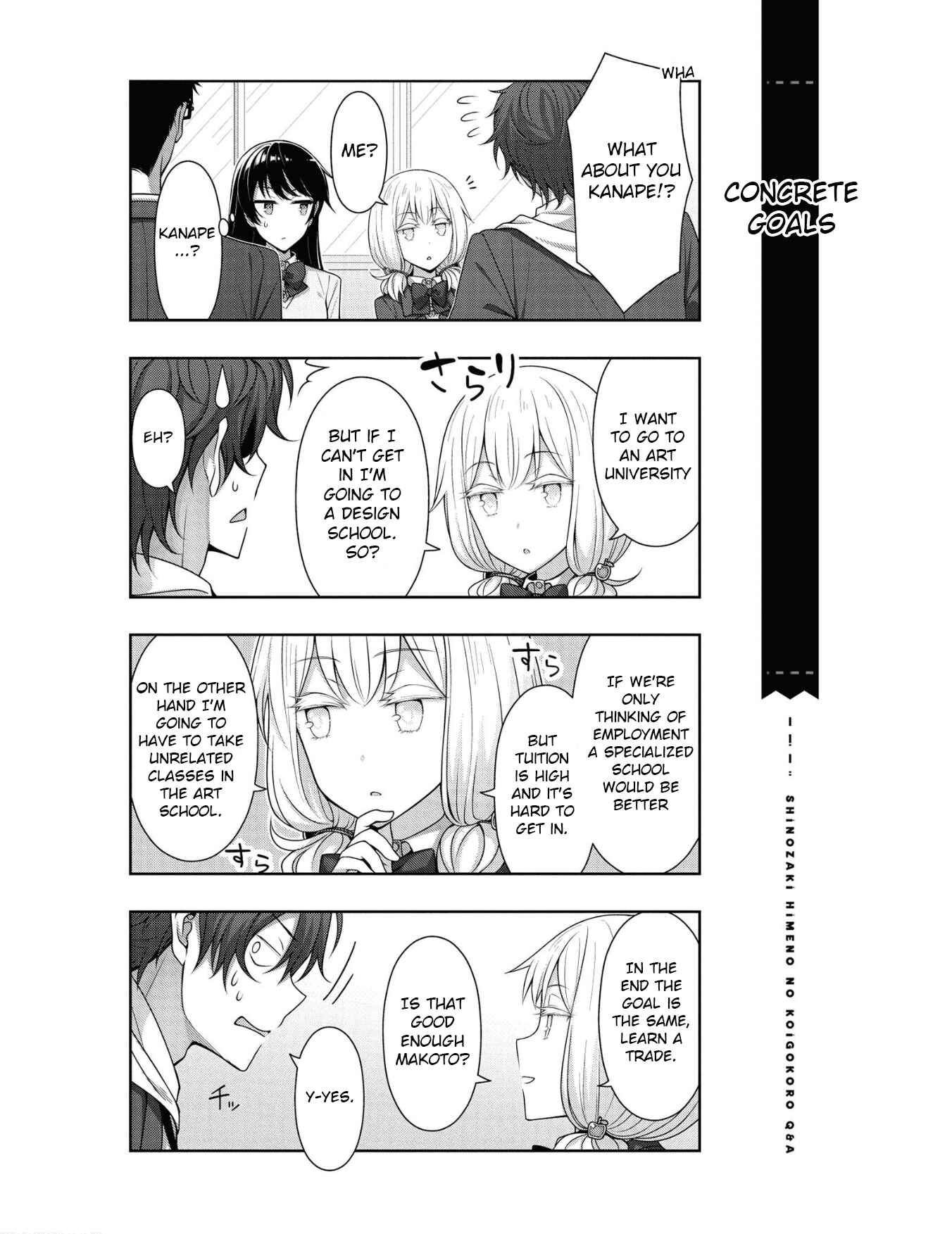 Page 10 Chapter 15 Shinozaki Himenos Love Q&A