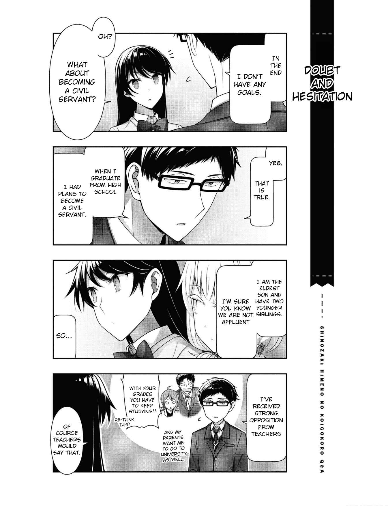 Page 13 Chapter 15 Shinozaki Himenos Love Q&A