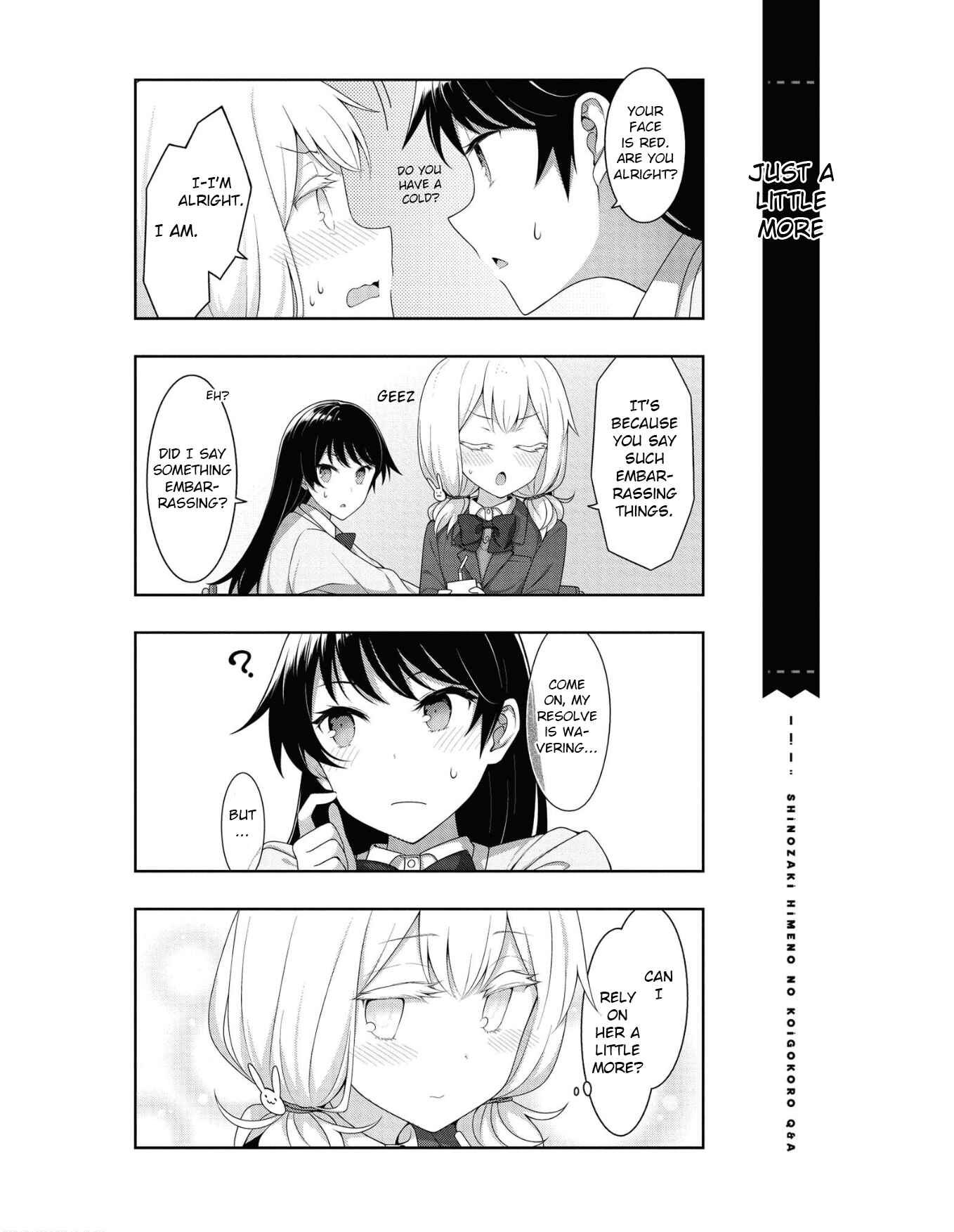 Page 8 Chapter 14.5 Shinozaki Himenos Love Q&A