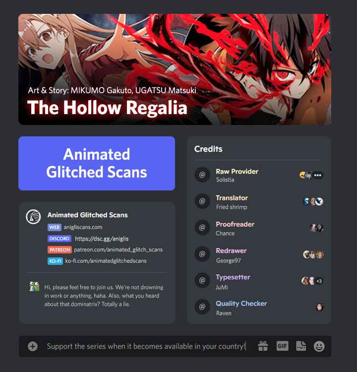 Page 1 Chapter 5 The Hollow Regalia