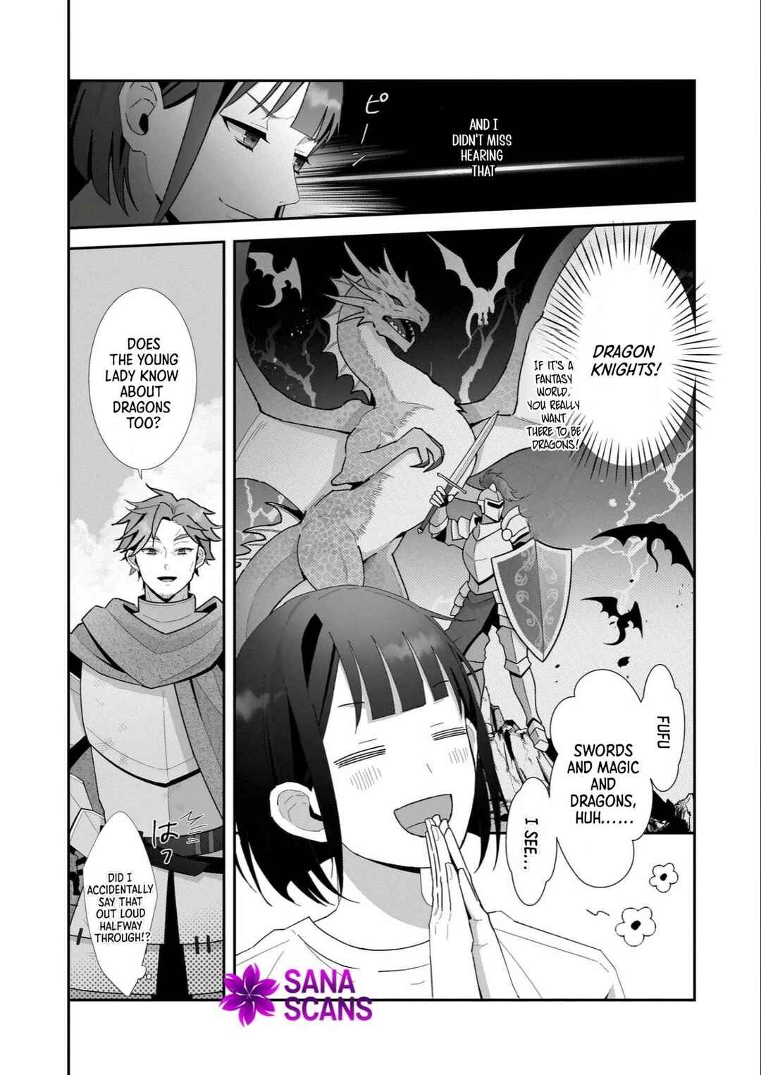 Page 14 Chapter 1 Otsukare Arasa Wa Isekai Demo Fumofu Doragon To Kishi No Sewa Oshiteimasu
