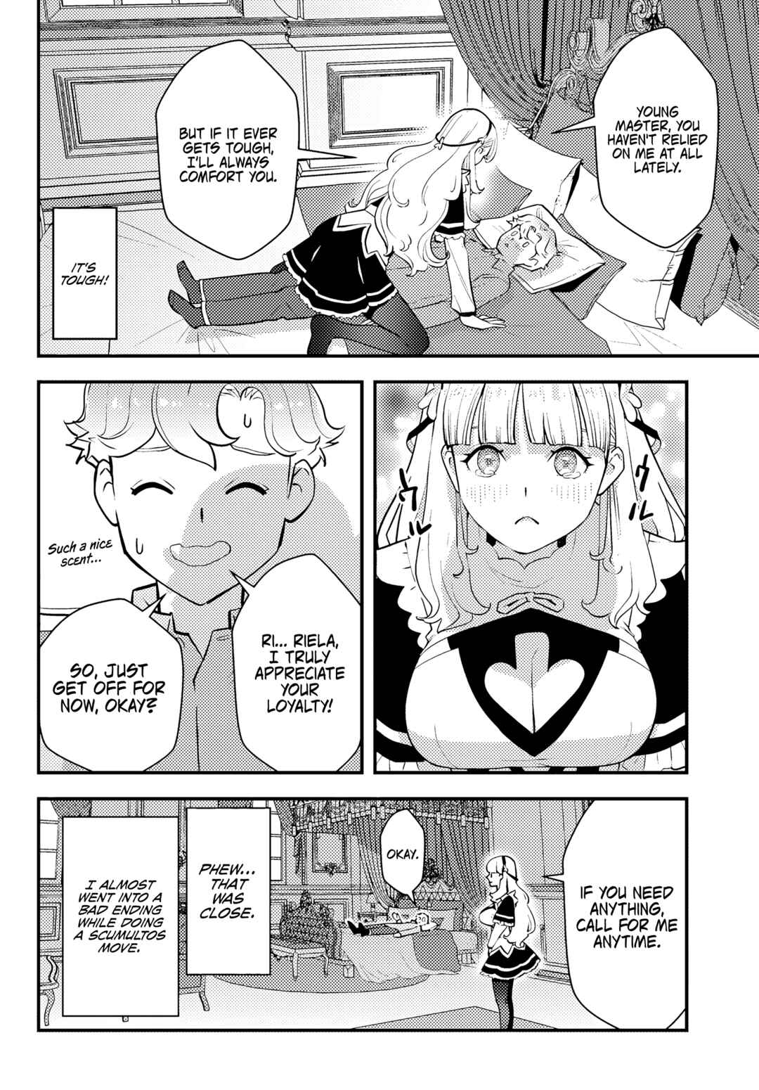 Page 14 Chapter 4.2 Kuzulesse Oblige - 18-kin Game Sekai no Kuzu Akuyaku ni Tensei Shiteshimatta Ore wa, Gensaku Chishiki no Chikara de Doushite mo Mob Jinsei wo Tsukami Toritai
