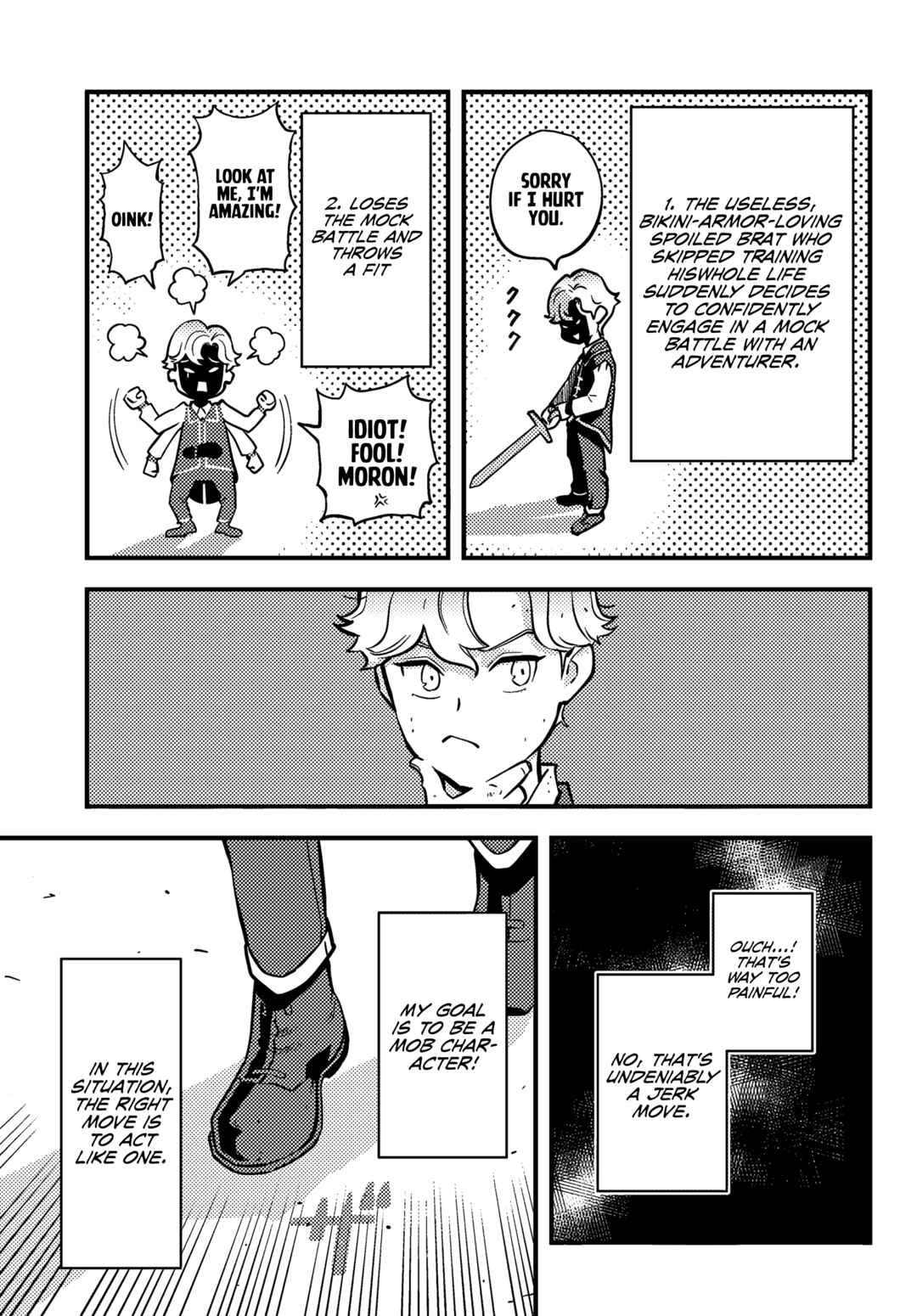 Page 14 Chapter 4.1 Kuzulesse Oblige - 18-kin Game Sekai no Kuzu Akuyaku ni Tensei Shiteshimatta Ore wa, Gensaku Chishiki no Chikara de Doushite mo Mob Jinsei wo Tsukami Toritai