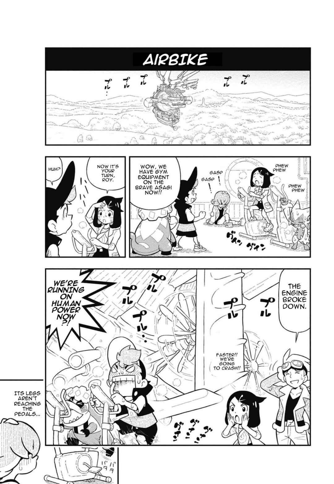 Page 5 Chapter Unknown_f146 Anime Pokémon Rising 4koma Volt Tacklers