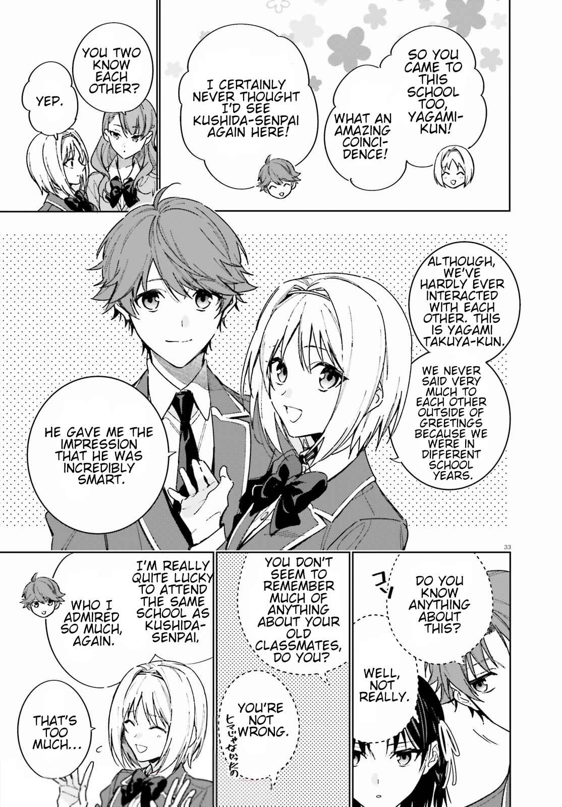 Page 33 Chapter 3 Youkoso Jitsuryoku Shijou Shugi no Kyoushitsu e: 2-nensei-hen