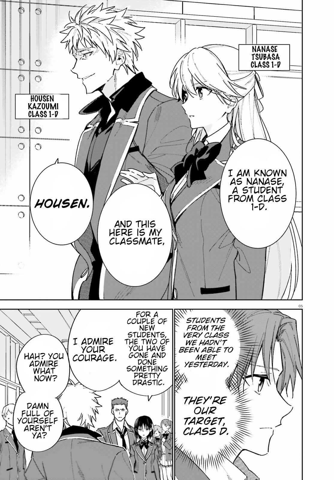 Page 5 Chapter 3 Youkoso Jitsuryoku Shijou Shugi no Kyoushitsu e: 2-nensei-hen