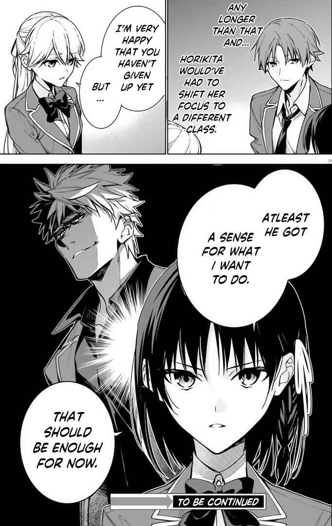 Page 31 Chapter 9 Youkoso Jitsuryoku Shijou Shugi no Kyoushitsu e: 2-nensei-hen