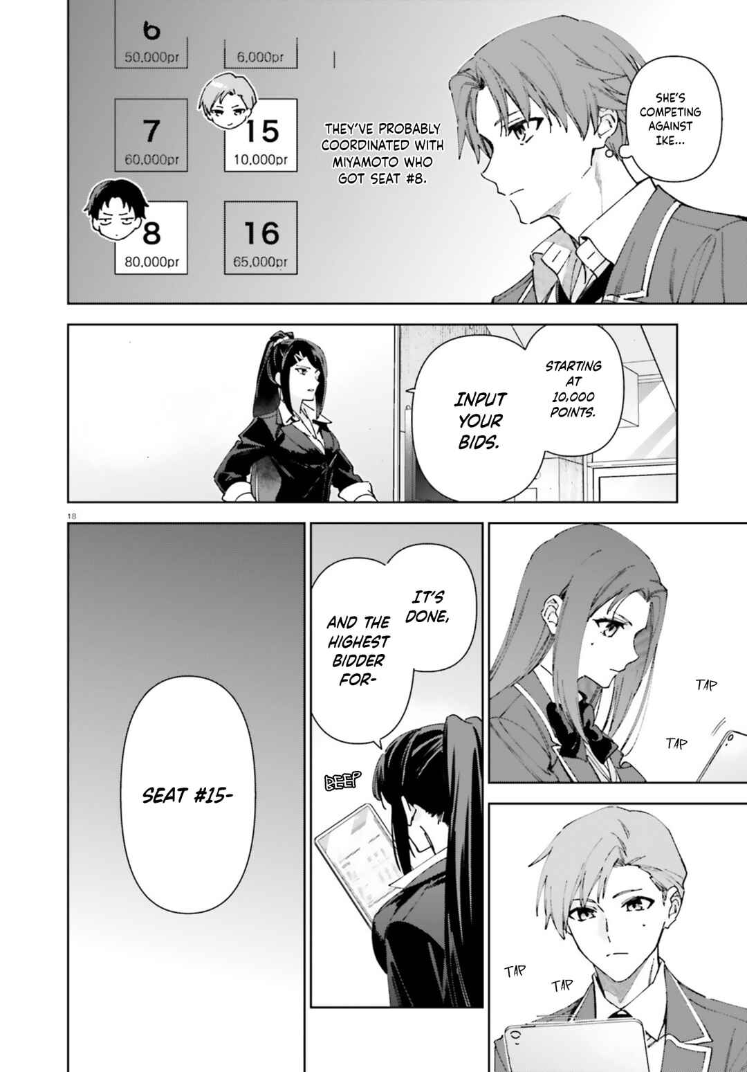 Page 18 Chapter 19.60 Youkoso Jitsuryoku Shijou Shugi no Kyoushitsu e: 2-nensei-hen