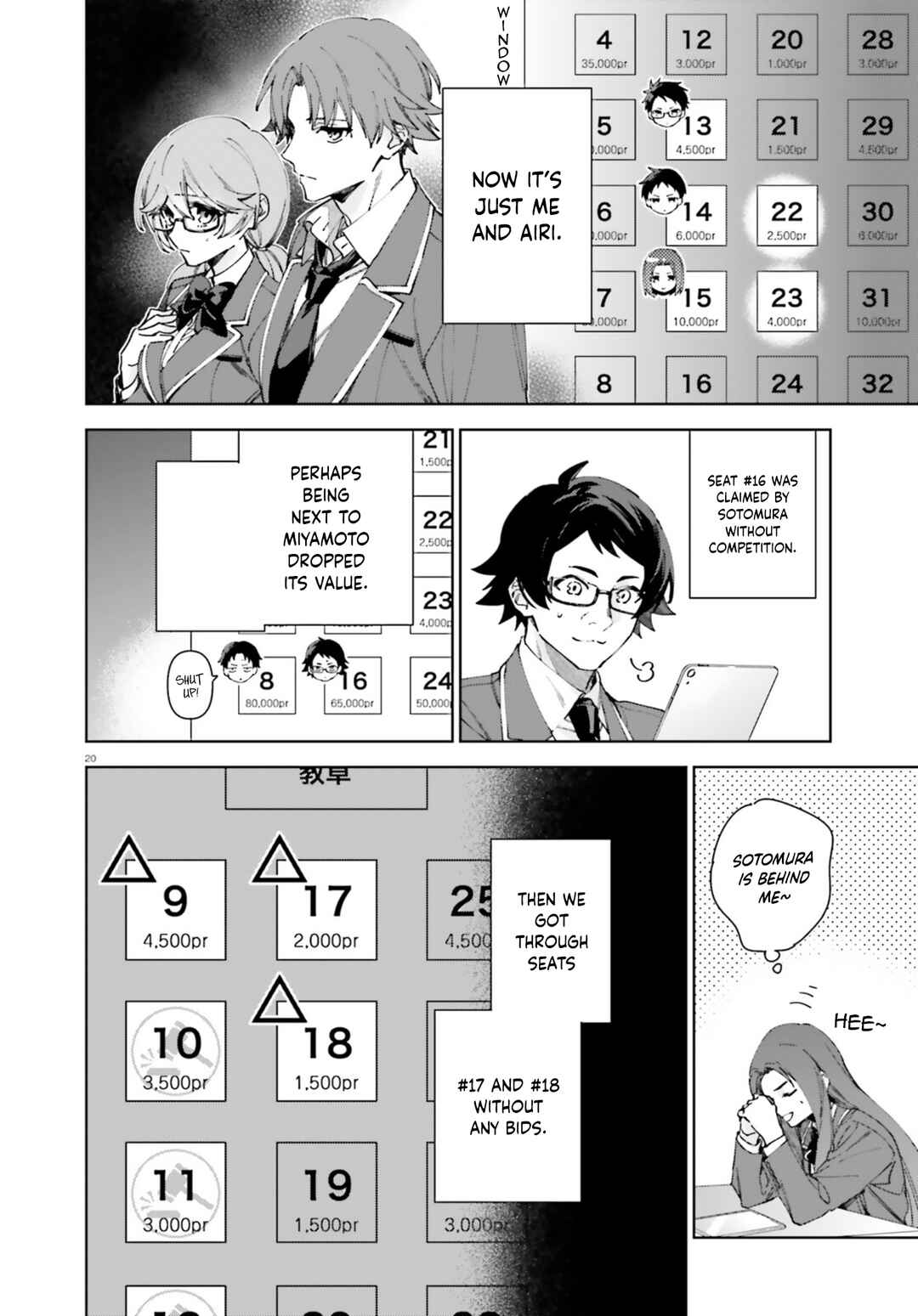Page 20 Chapter 19.60 Youkoso Jitsuryoku Shijou Shugi no Kyoushitsu e: 2-nensei-hen