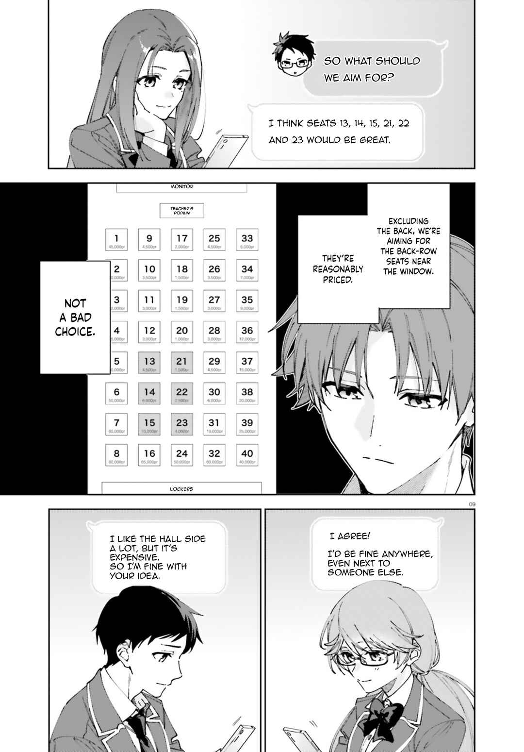 Page 9 Chapter 19.60 Youkoso Jitsuryoku Shijou Shugi no Kyoushitsu e: 2-nensei-hen