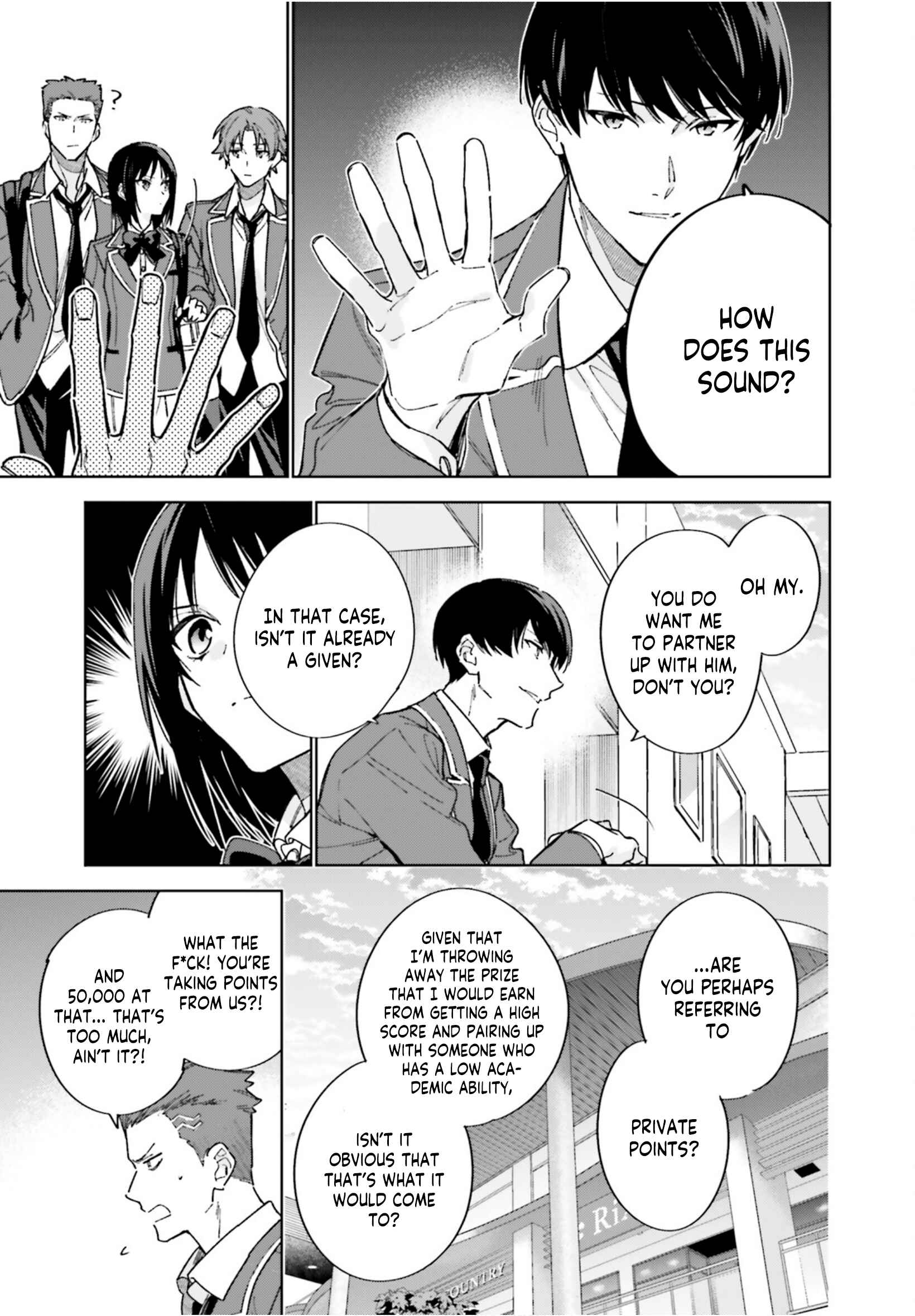 Page 14 Chapter 4 Youkoso Jitsuryoku Shijou Shugi no Kyoushitsu e: 2-nensei-hen