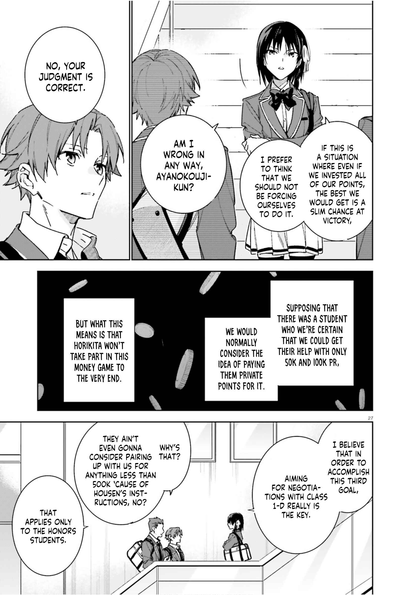 Page 28 Chapter 4 Youkoso Jitsuryoku Shijou Shugi no Kyoushitsu e: 2-nensei-hen