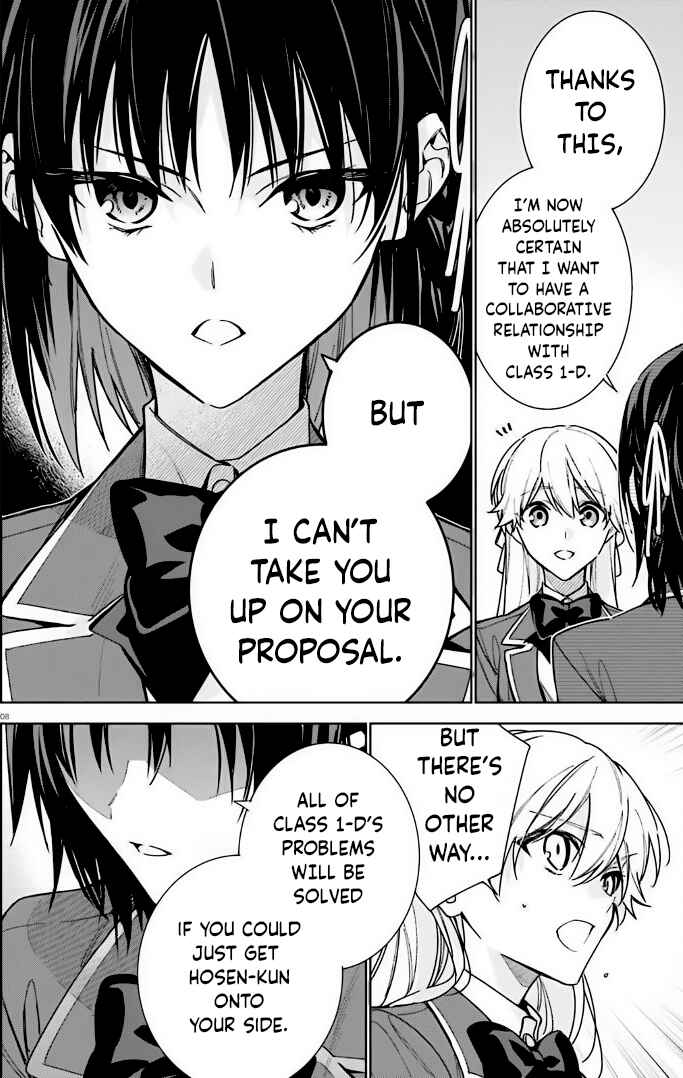 Page 8 Chapter 11 Youkoso Jitsuryoku Shijou Shugi no Kyoushitsu e: 2-nensei-hen