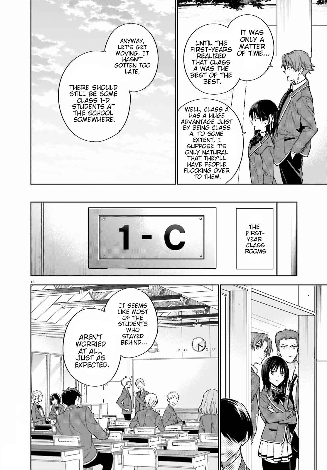 Page 16 Chapter 2 Youkoso Jitsuryoku Shijou Shugi no Kyoushitsu e: 2-nensei-hen