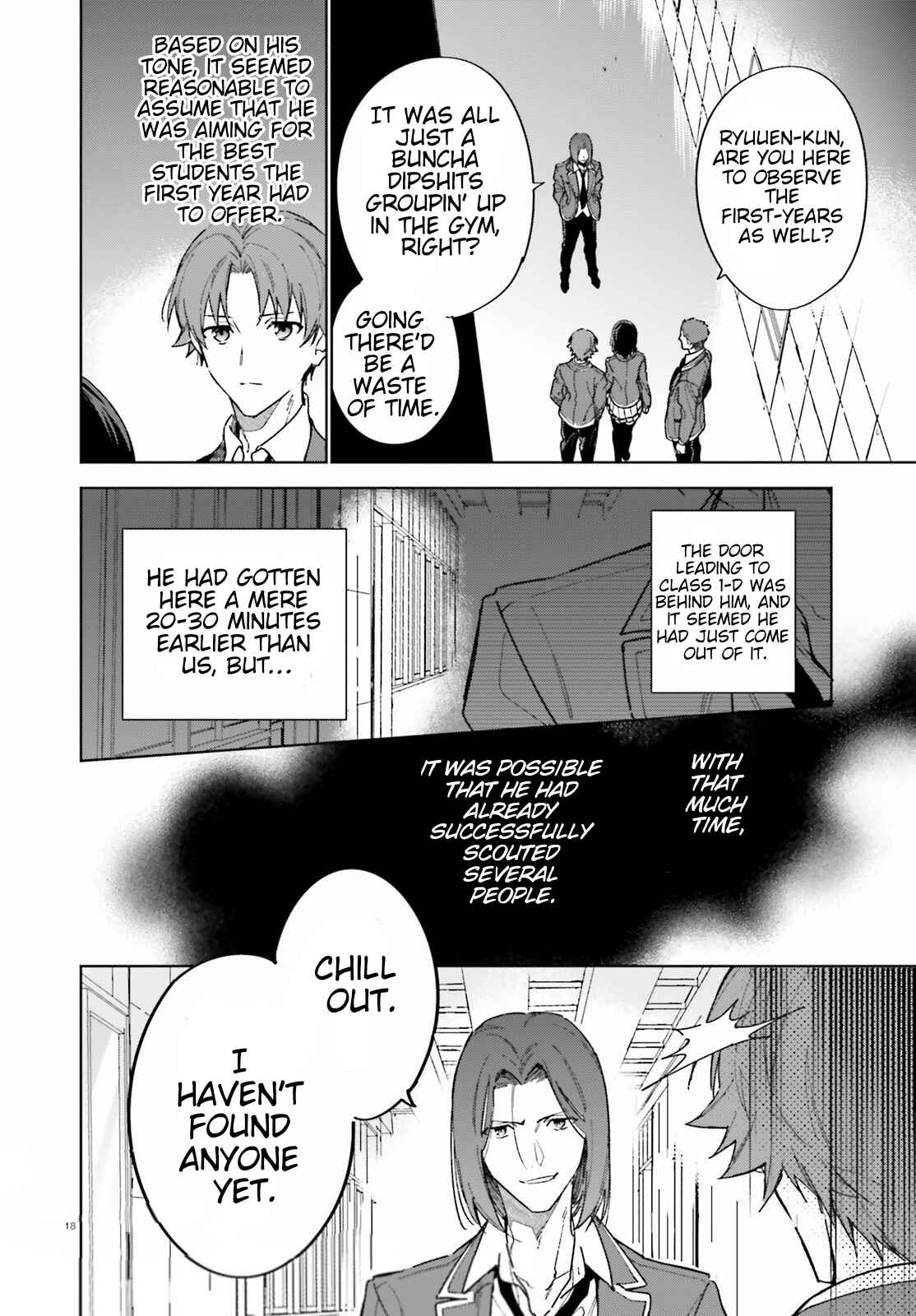 Page 18 Chapter 2 Youkoso Jitsuryoku Shijou Shugi no Kyoushitsu e: 2-nensei-hen