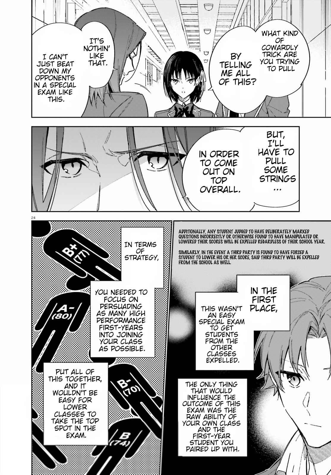 Page 24 Chapter 2 Youkoso Jitsuryoku Shijou Shugi no Kyoushitsu e: 2-nensei-hen