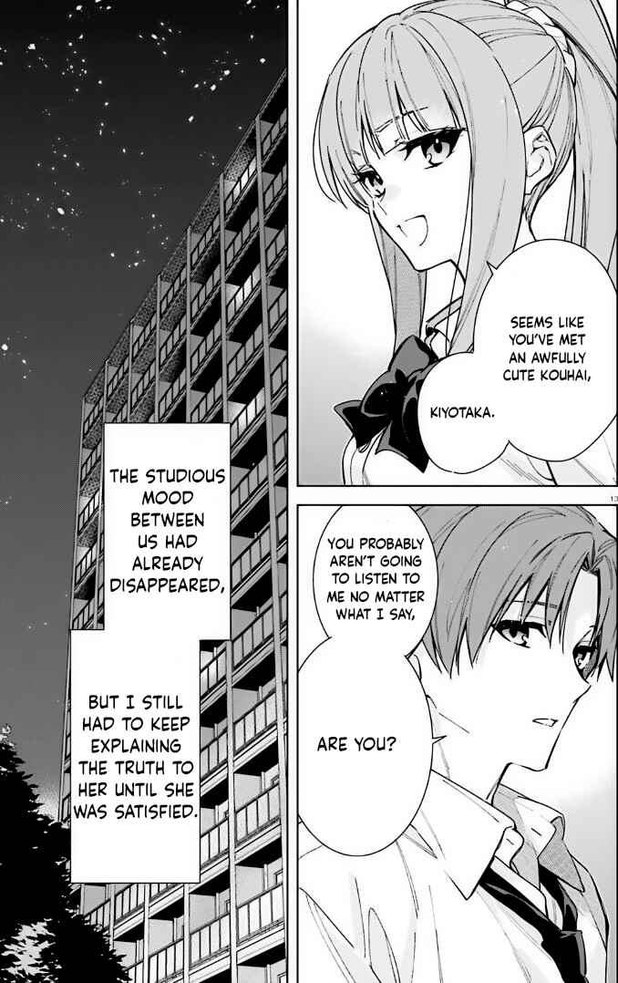 Page 13 Chapter 12 Youkoso Jitsuryoku Shijou Shugi no Kyoushitsu e: 2-nensei-hen