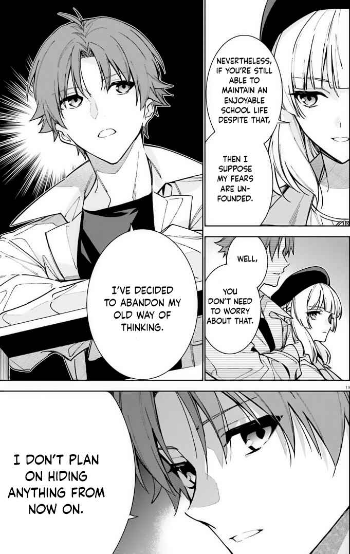 Page 19 Chapter 12 Youkoso Jitsuryoku Shijou Shugi no Kyoushitsu e: 2-nensei-hen