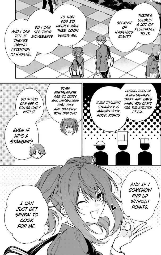 Page 14 Chapter 7 Youkoso Jitsuryoku Shijou Shugi no Kyoushitsu e: 2-nensei-hen