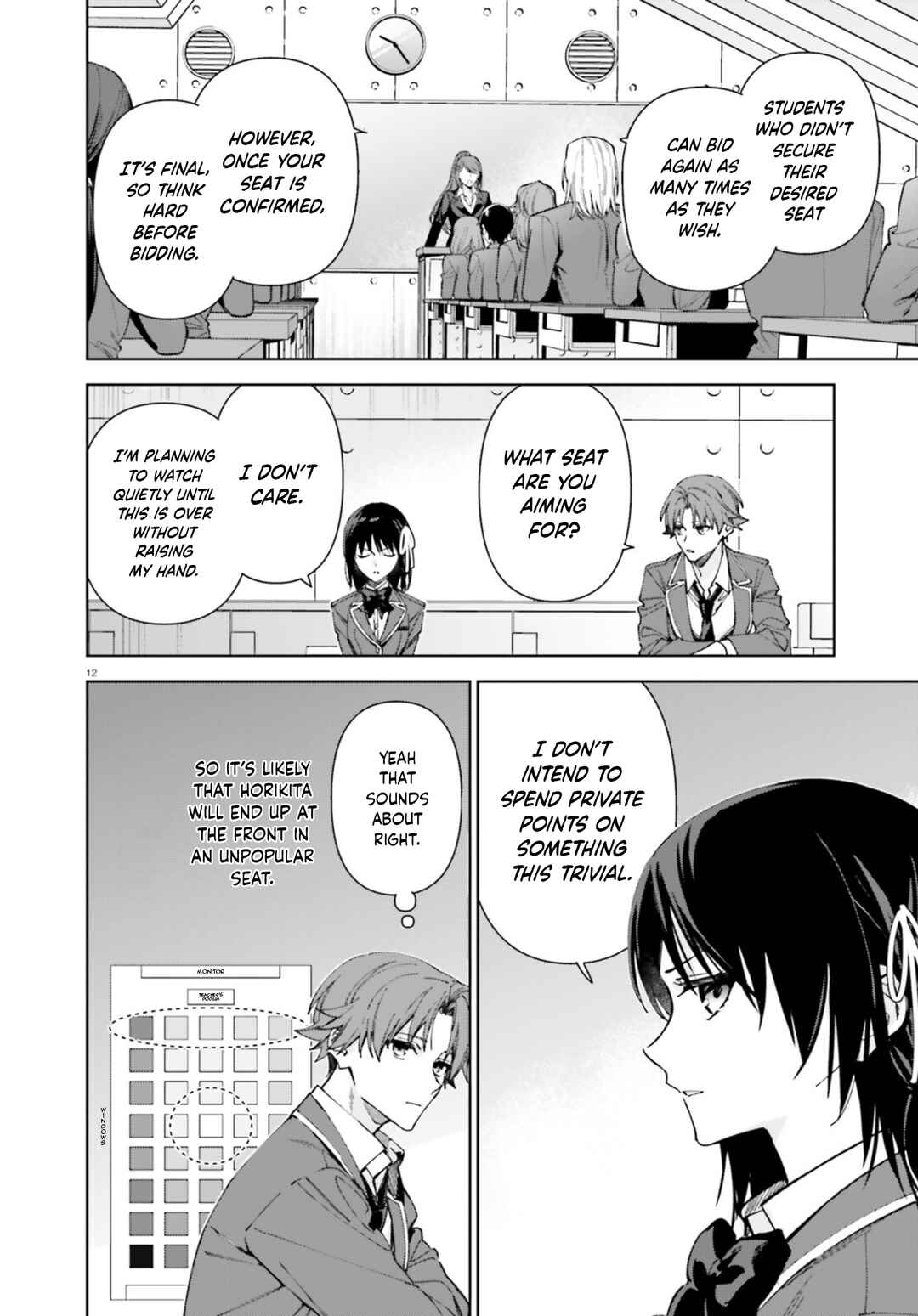 Page 12 Chapter 19.5 Youkoso Jitsuryoku Shijou Shugi no Kyoushitsu e: 2-nensei-hen