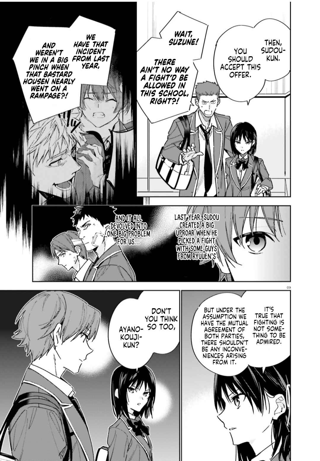 Page 10 Chapter 5 Youkoso Jitsuryoku Shijou Shugi no Kyoushitsu e: 2-nensei-hen