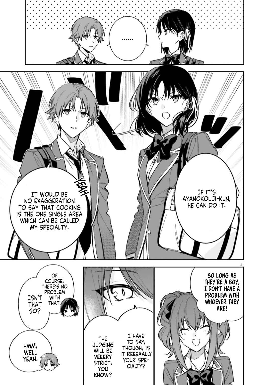 Page 22 Chapter 5 Youkoso Jitsuryoku Shijou Shugi no Kyoushitsu e: 2-nensei-hen