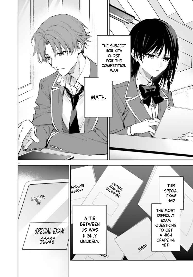 Page 22 Chapter 18 Youkoso Jitsuryoku Shijou Shugi no Kyoushitsu e: 2-nensei-hen