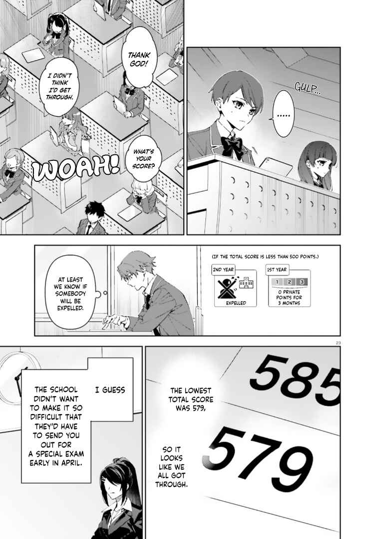 Page 23 Chapter 18 Youkoso Jitsuryoku Shijou Shugi no Kyoushitsu e: 2-nensei-hen