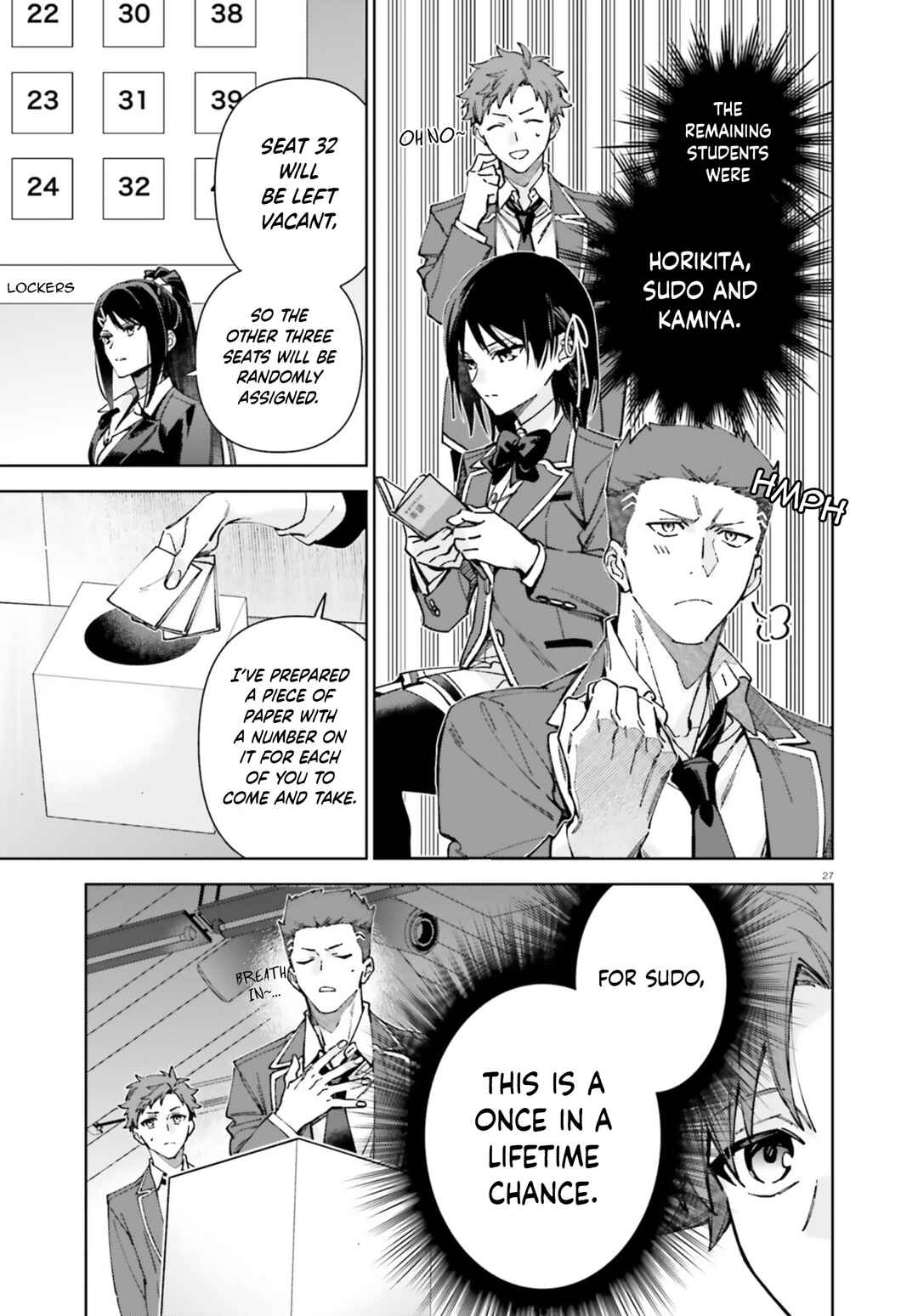Page 27 Chapter 19.70 Youkoso Jitsuryoku Shijou Shugi no Kyoushitsu e: 2-nensei-hen